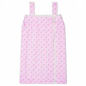 NEW ISCREAM girl's pretty in pink plush spa wrap in pink